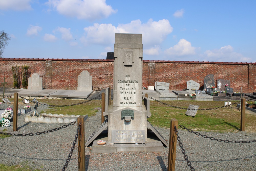 Oorlogsmonument Begraafplaats Tongre-Notre-Dame	