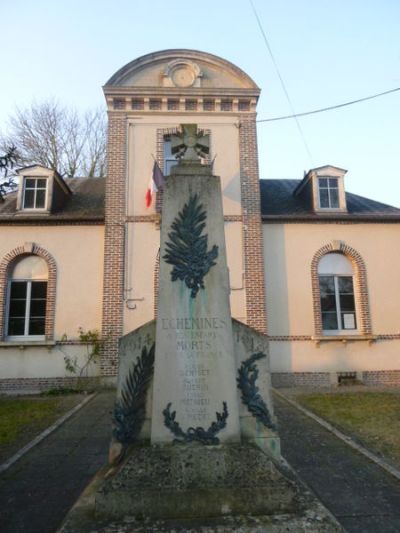 Oorlogsmonument chemines