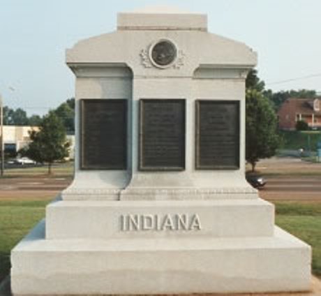 Monument 16th, 60th en 67th Indiana Infantry (Union) #1