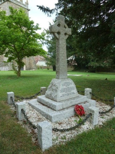 War Memorial Stourton Caundle