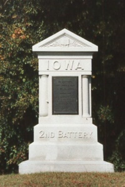 2nd Battery Iowa Light Artillery (Union) Monument #1