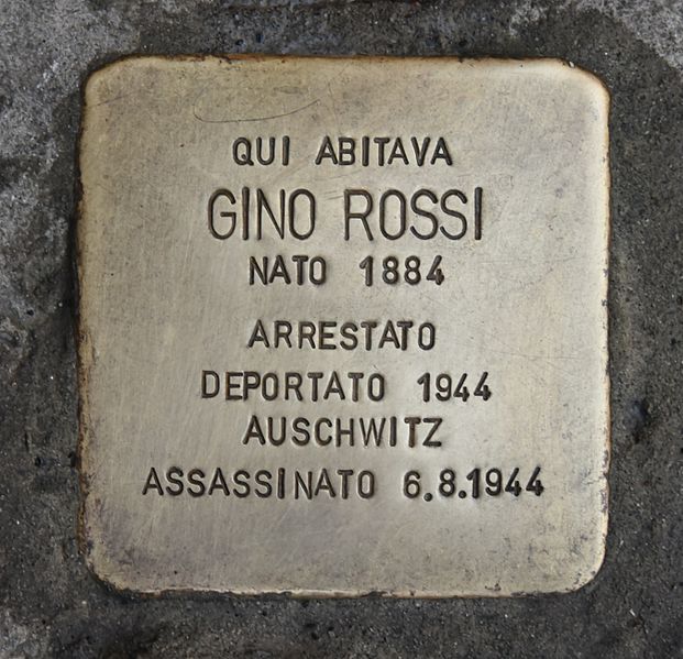 Stolperstein Corso Guglielmo Marconi 38-40 #1