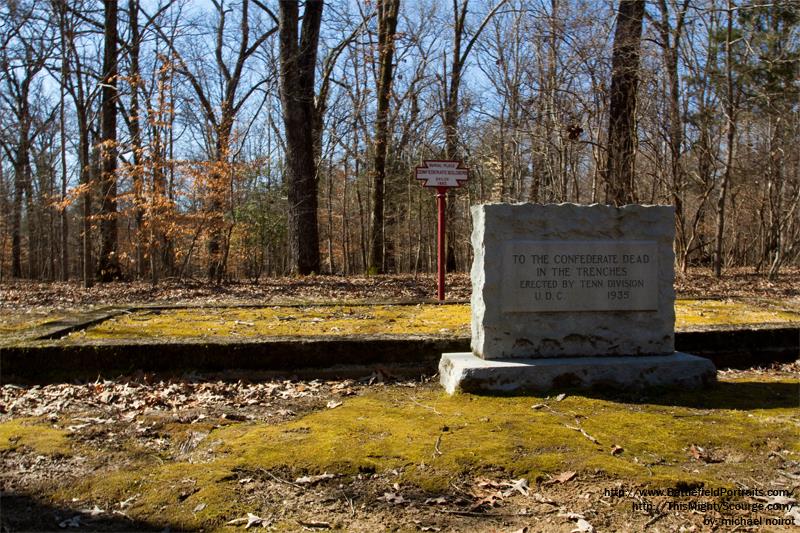 Confederate Burial Trench Cavalry Road