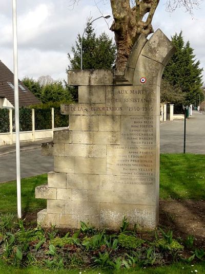 Monument Verzet en Deportaties Bessancourt