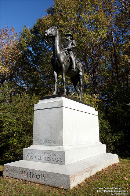 Standbeeld Major General John A. McClernand