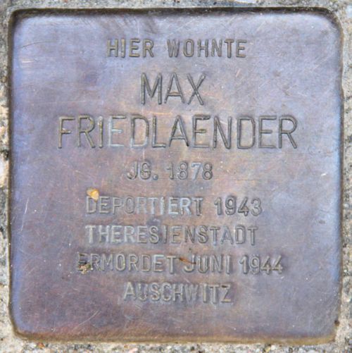 Stolpersteine Windscheidstrae 37