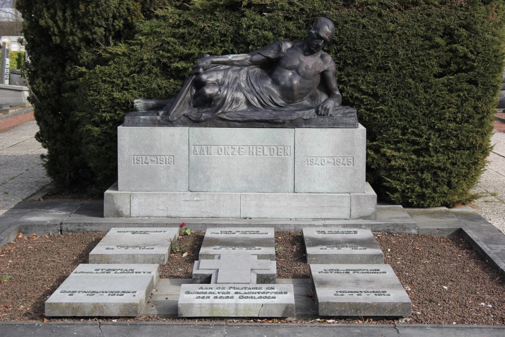 Oorlogsmonument Begraafplaats Sint-Gillis-Dendermonde #1