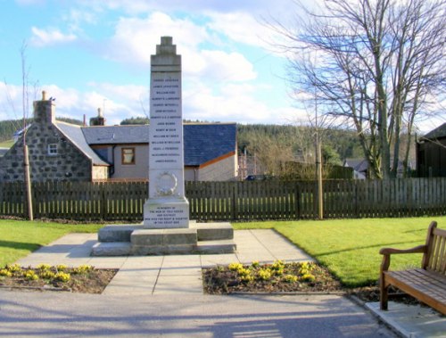 Oorlogsmonument Rothiemay