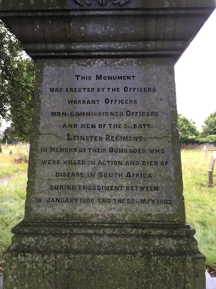 Monument Boerenoorlog 3rd Battalion Leinster Regiment #2