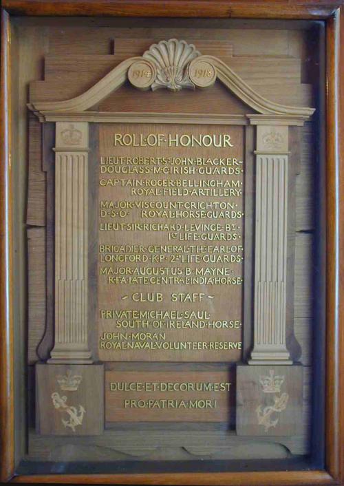 Roll of Honour Royal St.George Yacht Club #1