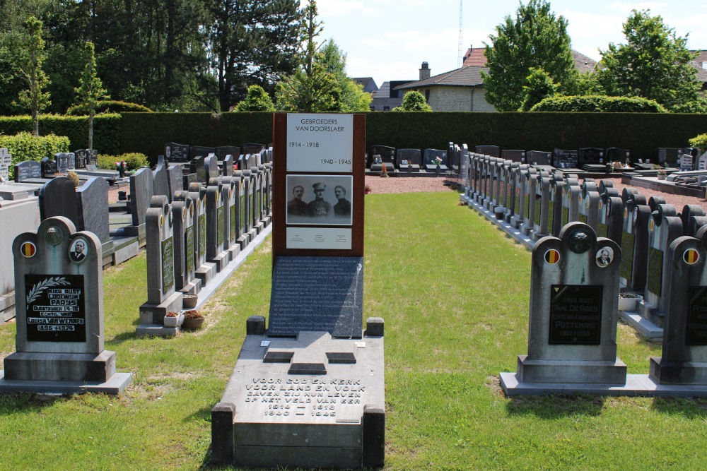 Belgische Oorlogsgraven Steenhuffel