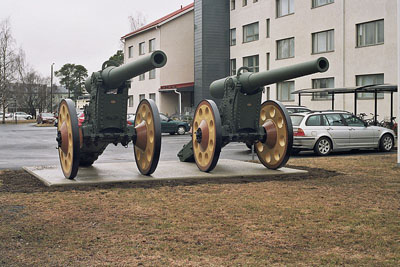 Franse De Bange 155mm Kanonnen #2
