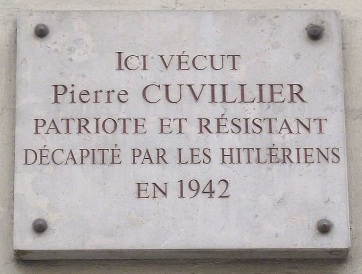 Gedenkteken Pierre Cuvillier #1