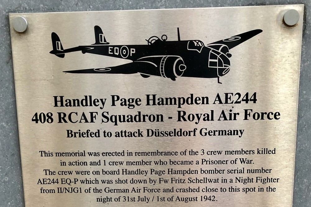 Crash Site Handley Page Hampden AE244 #2