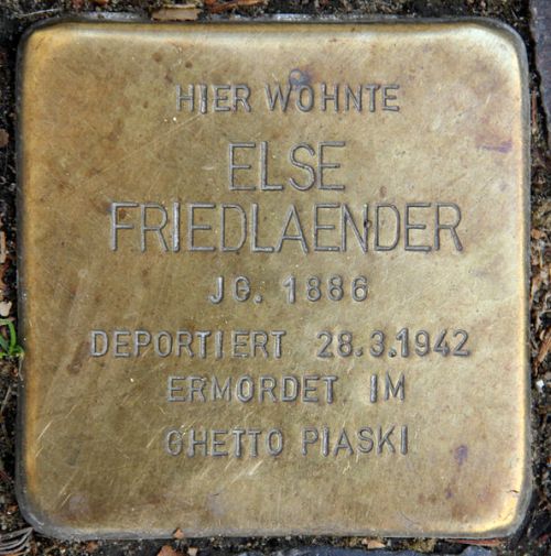 Stolpersteine Danckelmannstrae 44 #1