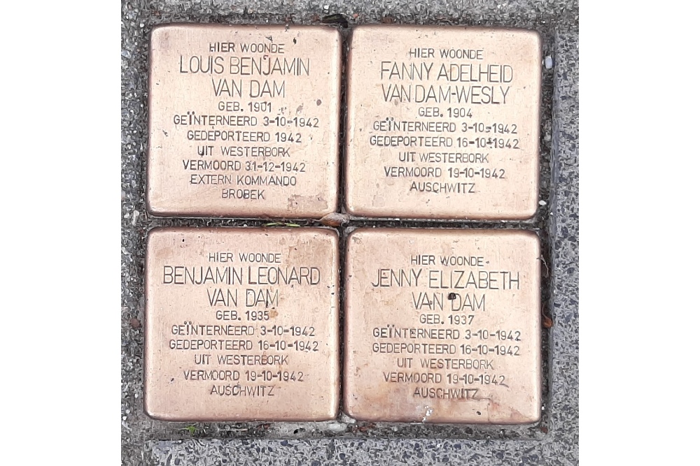 Stolpersteine Petrus Hendrikszstraat 28 #1