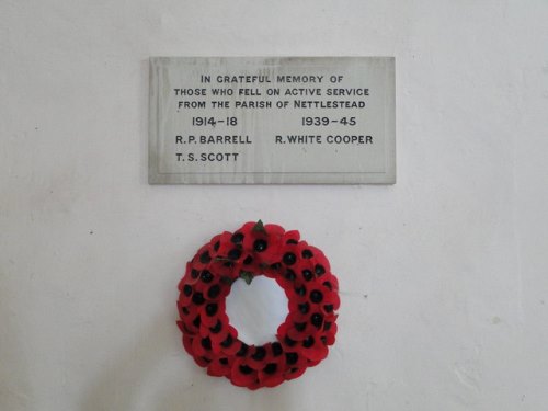 Oorlogsmonument Nettlestead Church #1