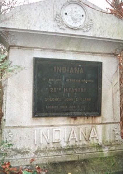Monument 26th Indiana Infantry (Union)