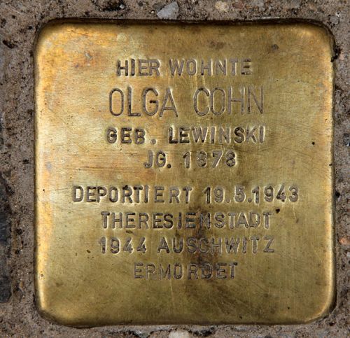 Stolpersteine Suarezstrae 39