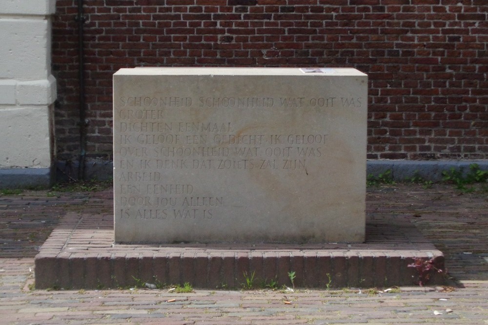 Monument Marinus van der Lubbe Leiden