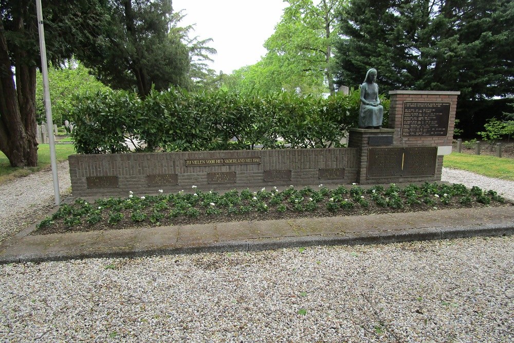 Dutch War Memorial Rusthof Cemetery Ridderkerk #2