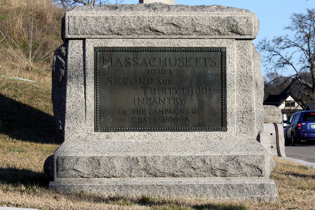 Monument 2nd and 33rd Massachusetts Infantry