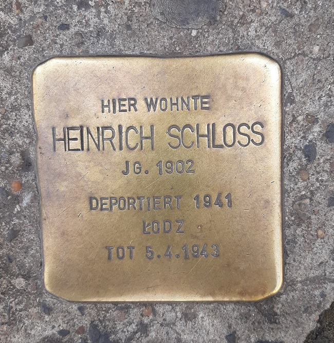 Stolpersteine Saarstraße 31 #4
