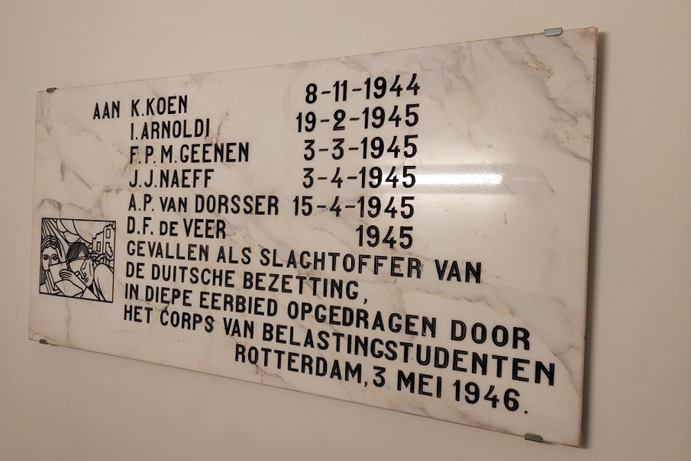 Gedenkteken Oorlogsslachtoffers Belasting Academie #2