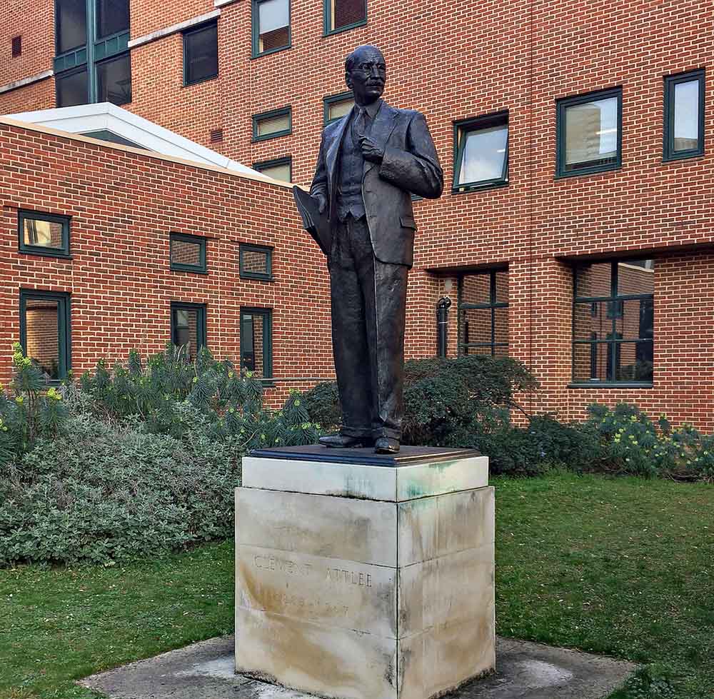 Monument Clement Attlee Queen Mary University of London #1