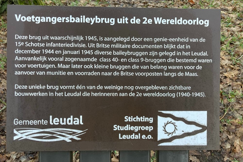 Voetgangersbaileybrug Nunhem #2