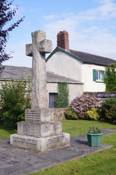 Oorlogsmonument Petrockstowe #1