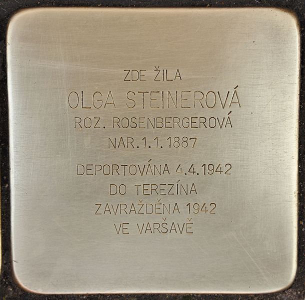 Remembrance Stones Náměstí Míru 27 #2