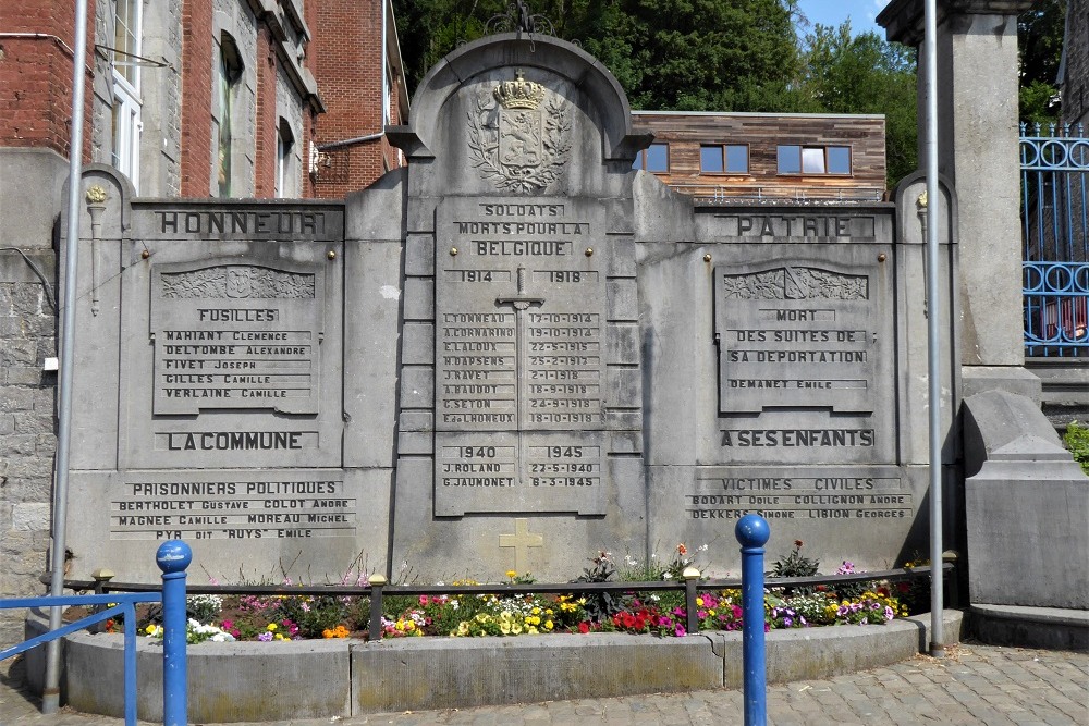 Oorlogsmonument Yvoir