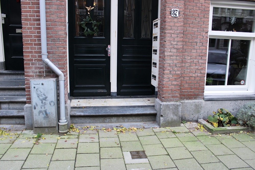 Stumbling Stones Tweede Jan van der Heijdenstraat 87 #4