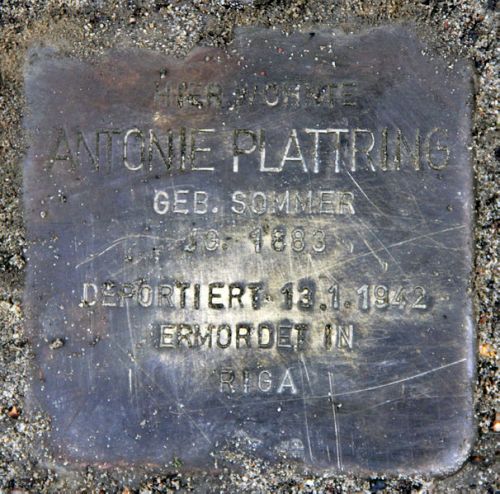 Stolpersteine Kirchstrae 84 #1