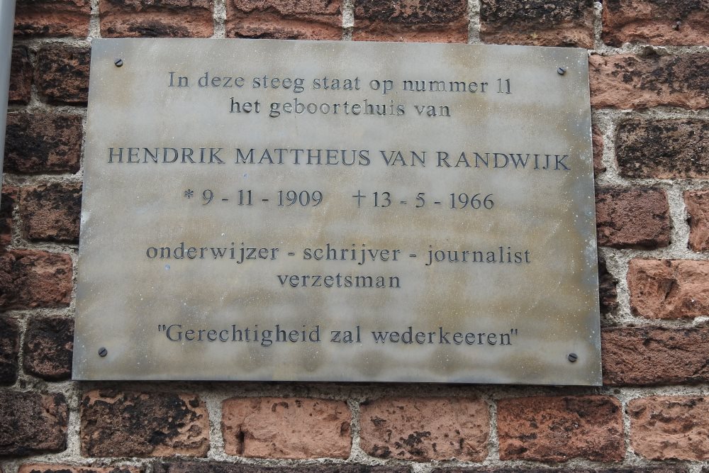 Gedenkteken Henk van Randwijk #1