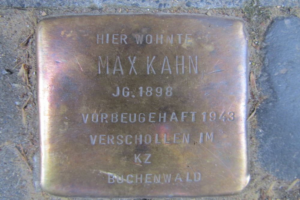 Stumbling Stone Rathenauplatz 9 #1