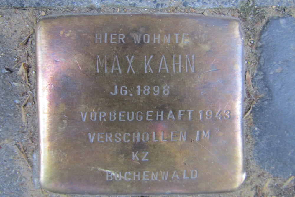 Stolperstein Rathenauplatz 9