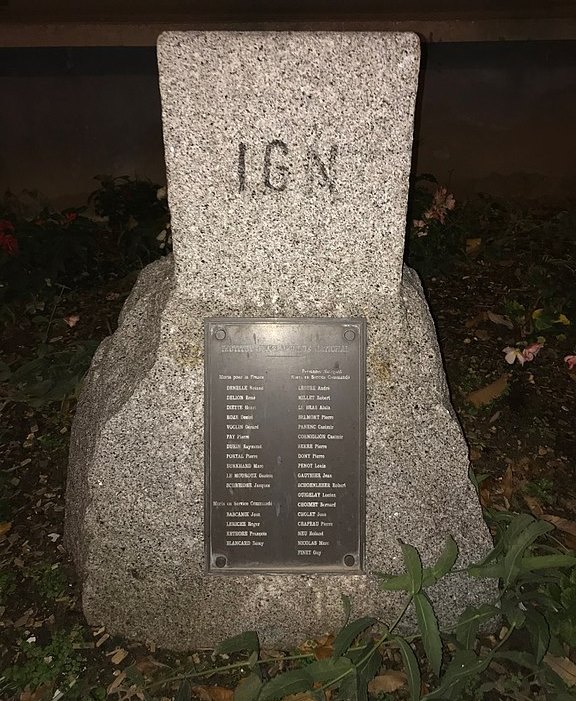 Monument Eerste Wereldoorlog IGN - Institut Géographique National