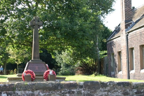 Oorlogsmonument Drayton Bassett #1