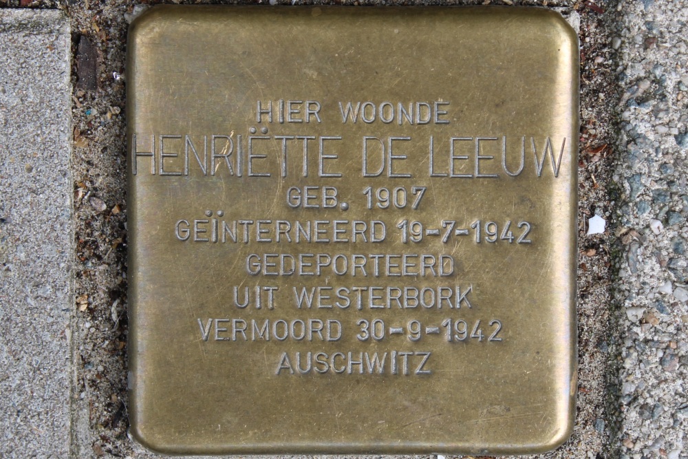 Stolperstein Transvaalstraat 78