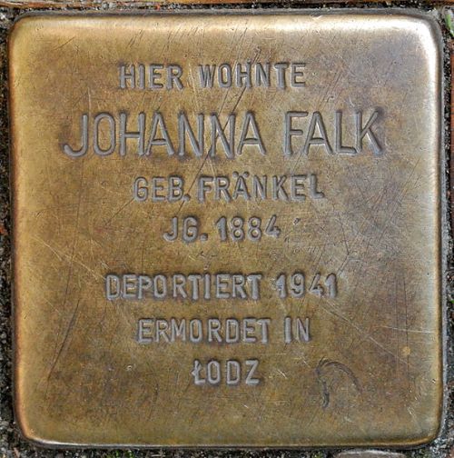 Stolperstein Erich-Weinert-Strae 7