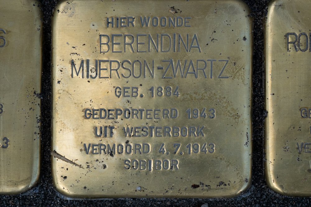 Stolpersteine Keizerstraat 24 (nu Keizerstraat 21) #3