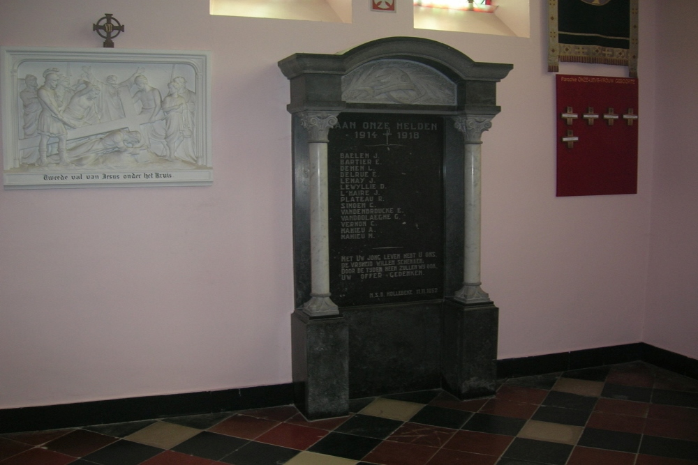 Memorial First World War Hollebeke