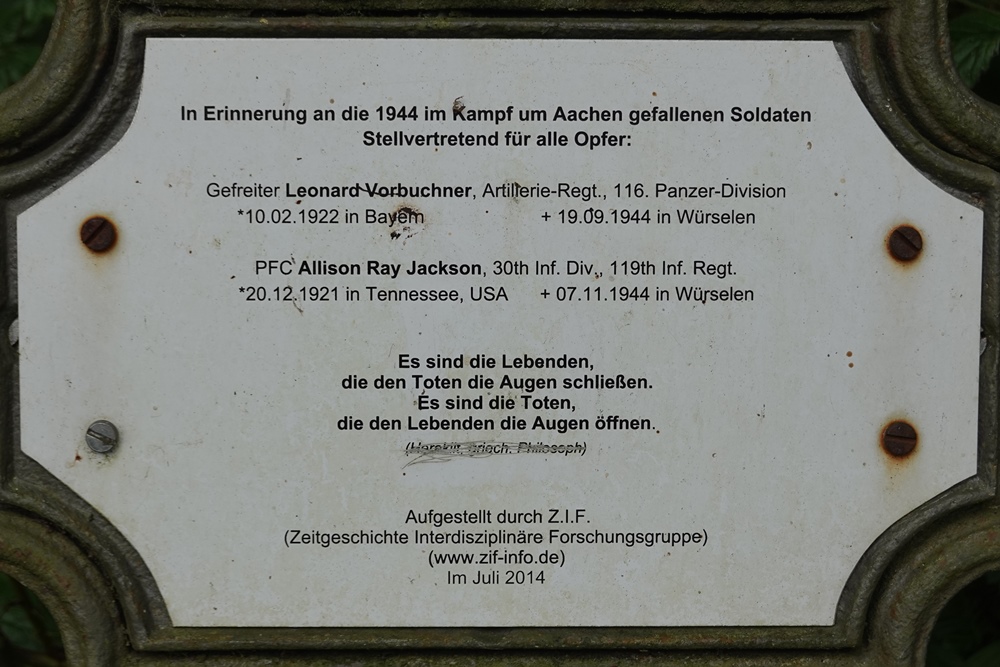 Remembrance Cross Battle of Aachen #2