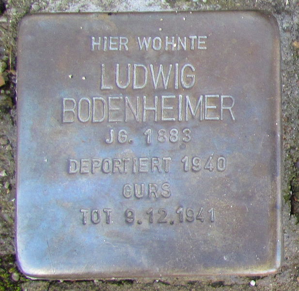 Stolpersteine Pforzheimer Straße 10 #3