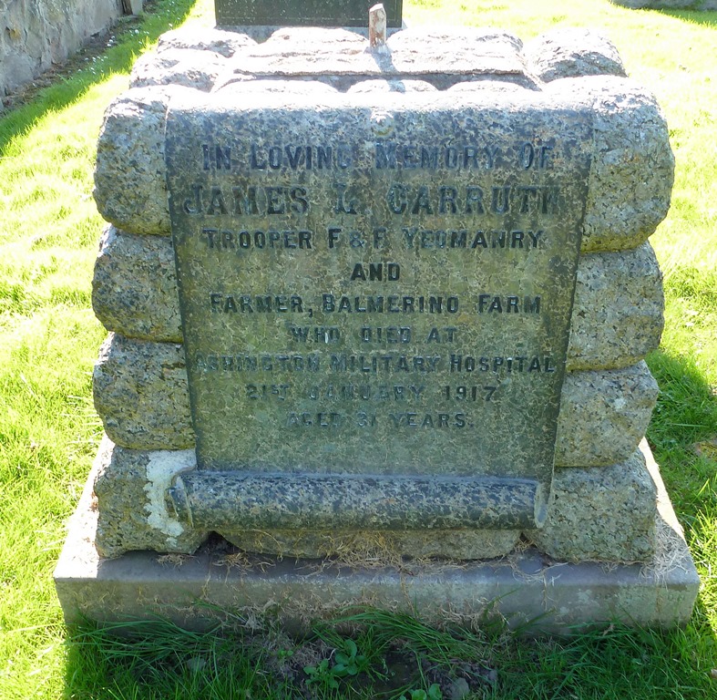 Commonwealth War Grave Balmerino Old Churchyard #1