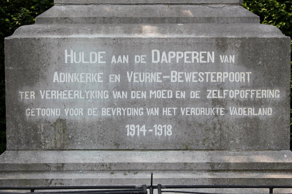 Oorlogsmonument Adinkerke #3