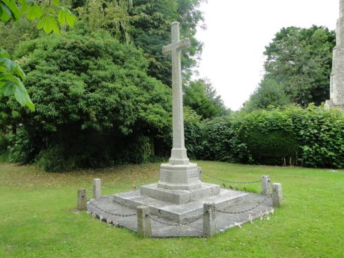 Oorlogsmonument Ashwellthorpe #1