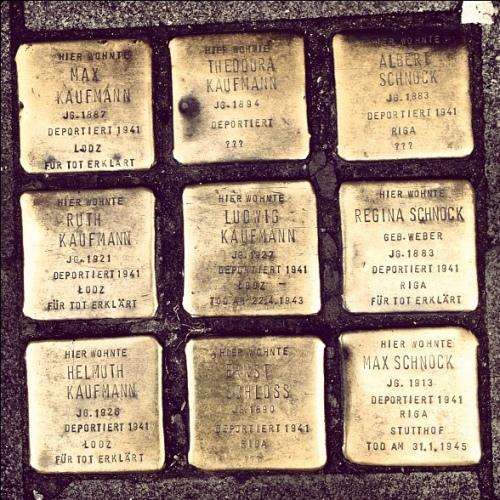 Stolpersteine Kartuserwall 7